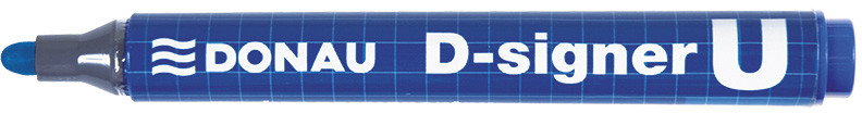 Donau Marker Permanentny D-Signer U, okrągły, 2-4mm (linia), niebieski 7371001-1