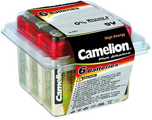 Camelion 6LF22/ 11100622 Plus Alkaline baterie alkaliczne 9 V, w pudełku, opakowanie 6 szt. 11100622