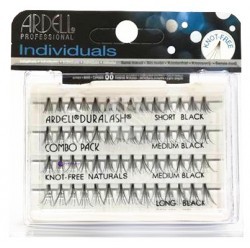 Ardell Individuals Combo Pack kępki sztucznych rzęs czarne 56 szt