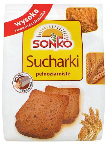 Sonko Sucharki pełnoziarniste 225 g