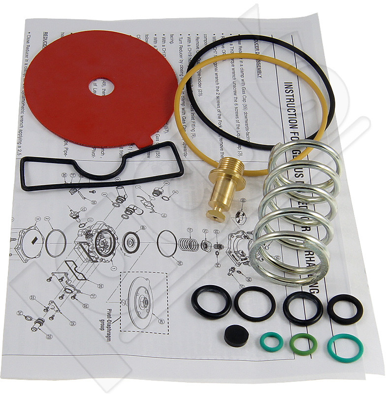 BRC Komplet naprawczy reduktora Genius MB 1500 oryginał