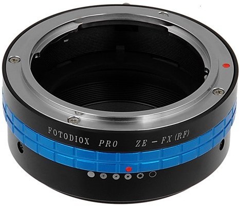 Fotodiox Pro Lens Mount Adapter with Aperture Control, Mamiya ze Lens to Fujifilm X-Series Mirrorless Cameras MamiyaZE-FujiX-Pro