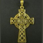 Sotis Krzyż Celtycki 2 - pozłacany AgM20