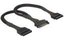 Delock SATA 15pin - 2x SATA 15pin 0.25 m 60135