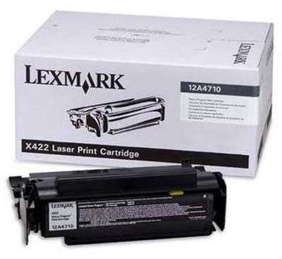 Lexmark wkład laserowy lexmark 12A4710 czarny oryginalny 12A4710
