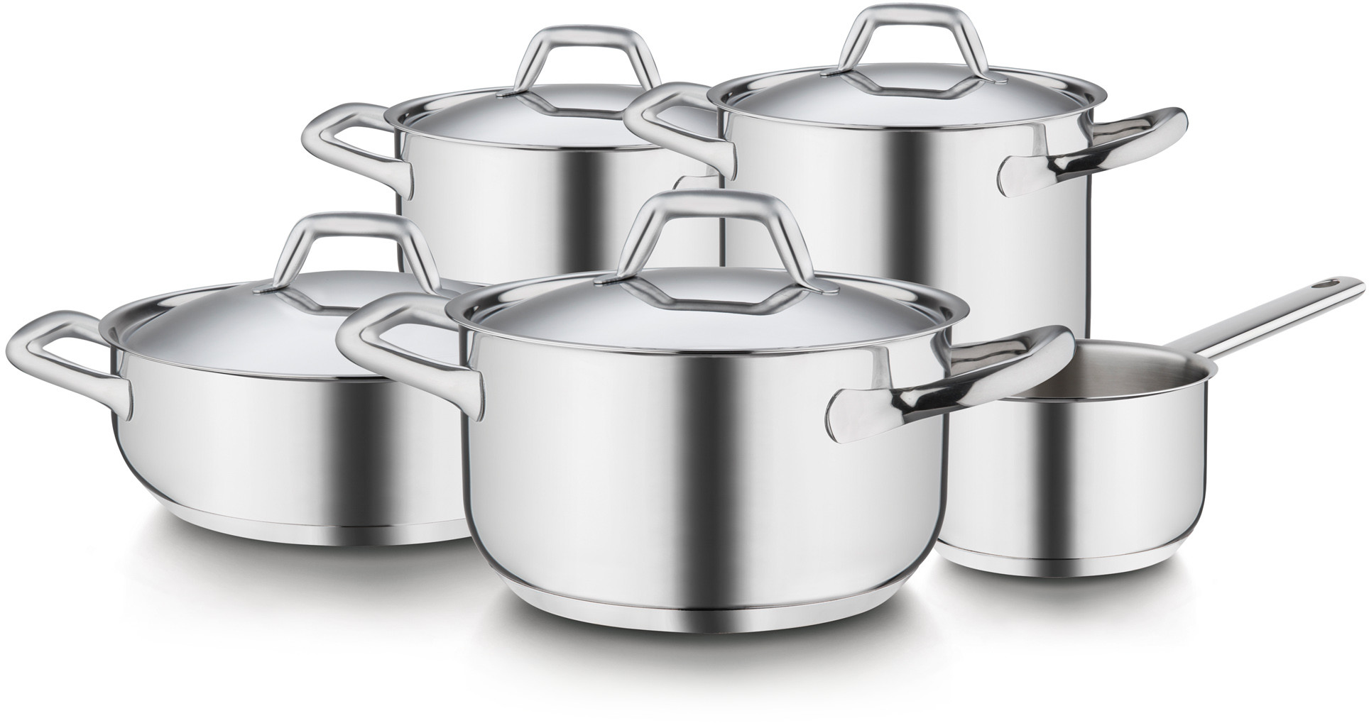 Barazzoni Zestaw garnków ze stali nierdzewnej CHEF LINE