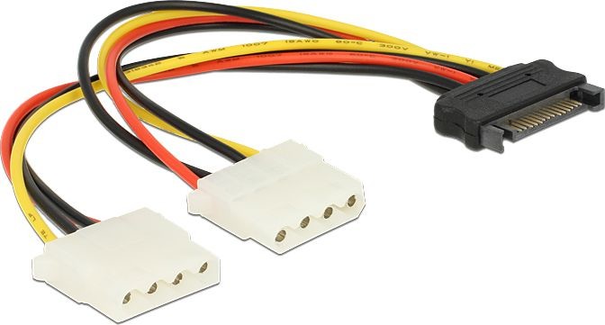 Delock Adapter SATA na 2x Molex 65159
