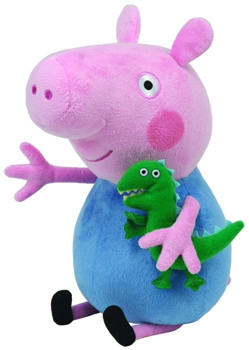 Ty Inc. Beanie Babies Peppa Pig - George średni