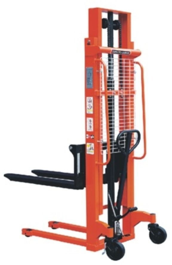 00543623 Wózek podnośnikowy ręczny z widłami regulowanymi oraz dodatkowa pompą n