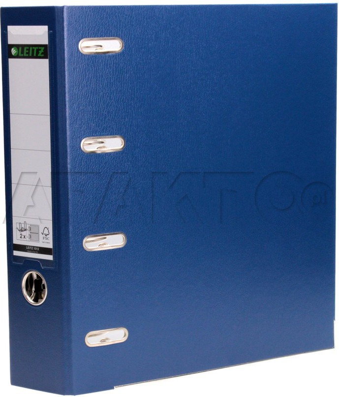 Leitz segregator A4/75 niebieski dwa mechanizmy LE5388