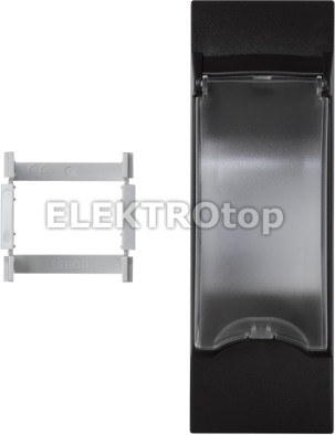 Kontakt Simon KF03/14 Płytka 45x135mm (3x K45) z pokr. do aparatury modułowej 2-