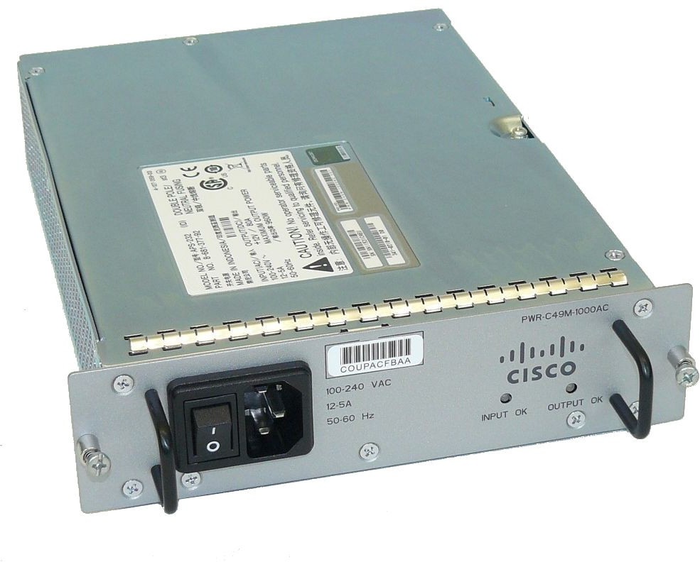 Cisco 4900M AC Power 1000W PWR-C49M-1000AC