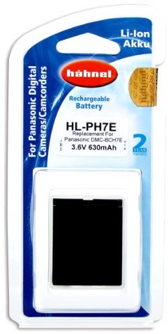 Hahnel Hähnel HL-PH7E 3,7 V 630 ma zapasowy akumulator typ DMC-BCH7E zapewnia Lumix DMC-FP1, FP2, FP3 5099113501707