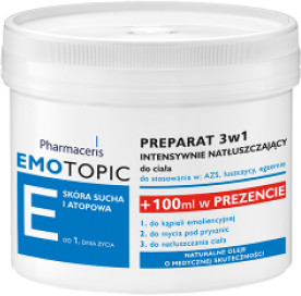 LAB.KOSM.DR IRENA ERIS SP.Z O.O. Pharmaceris E Emotopic Preparat 3 W 1 Intensywnie Natłuszczający Do Ciała 400 Ml