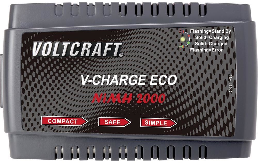 Voltcraft Ładowarka modelarska V-Charge Eco NiMh 2000 230 V 2 A NiMH NiCd