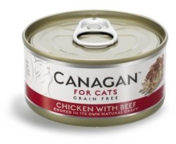 Canagan Chicken With Beef  For Cats (Kurczak Z Wołowiną)  75G