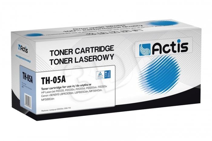 Actis toner HP CE505A LJ P2035/2055 NEW 100% TH-05A TH-05A CRG-719 (TH-05A, CRG-719)