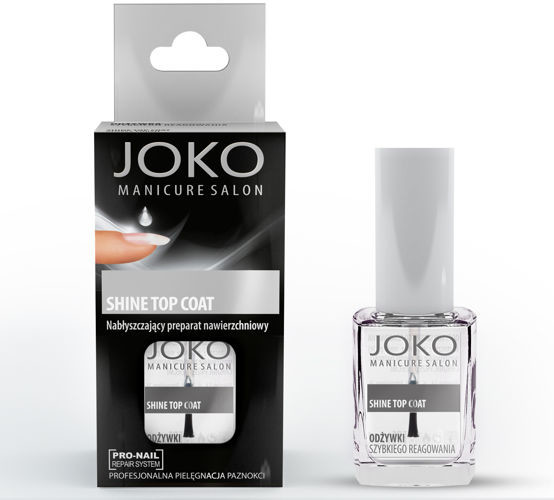 JOKO Manicure Salon Odżywka do paznokci Shine Top Coat 10 ml