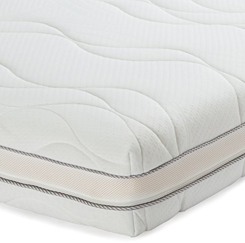 AmazonBasics Extra Comfort 7-komorowy materac piankowy, zapamiętujący kształt G0AMBC0140