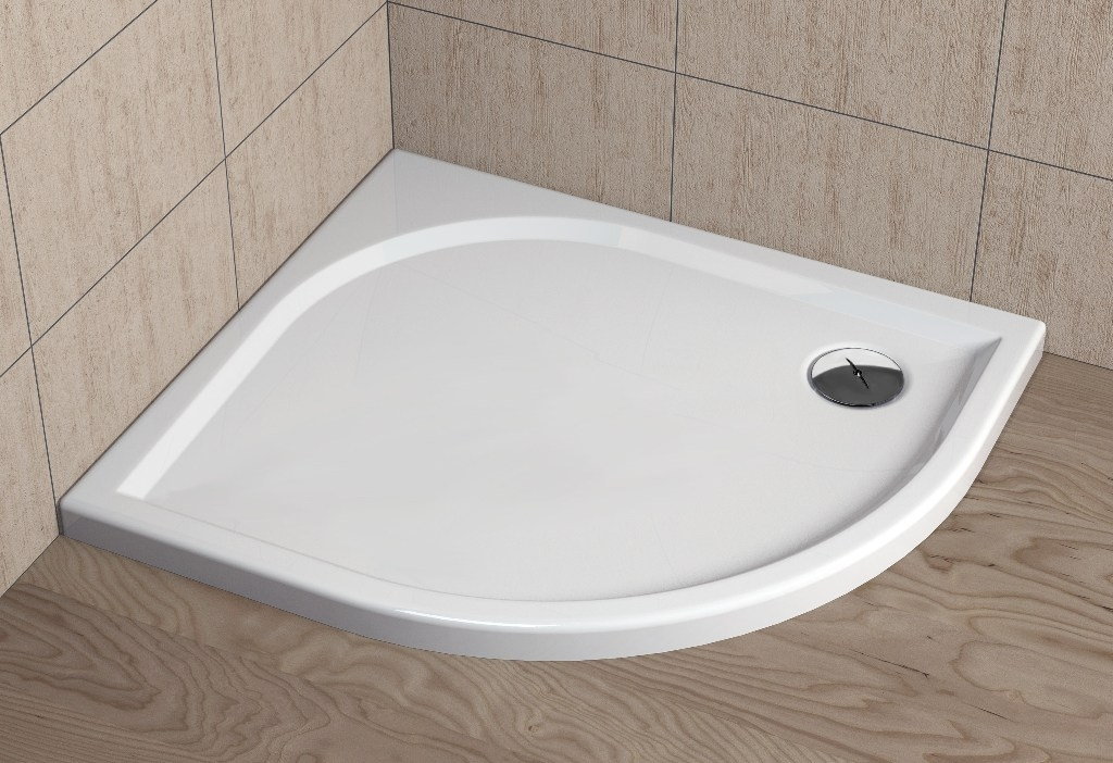 Radaway Delos E 90x80 prawy biały SDE9080-01R