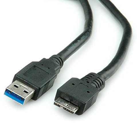 Zdjęcia - Kabel Roline  USB  USB-A - 0.8 m Czarny  (11.02.8873)