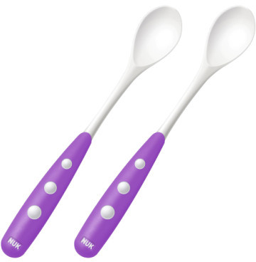 NUK Łyżeczki EASY LEARNING fiolet 2 szt. 10255110