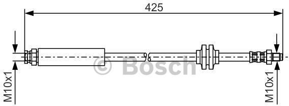 Bosch Przewód hamulcowy elastyczny 1 987 476 451