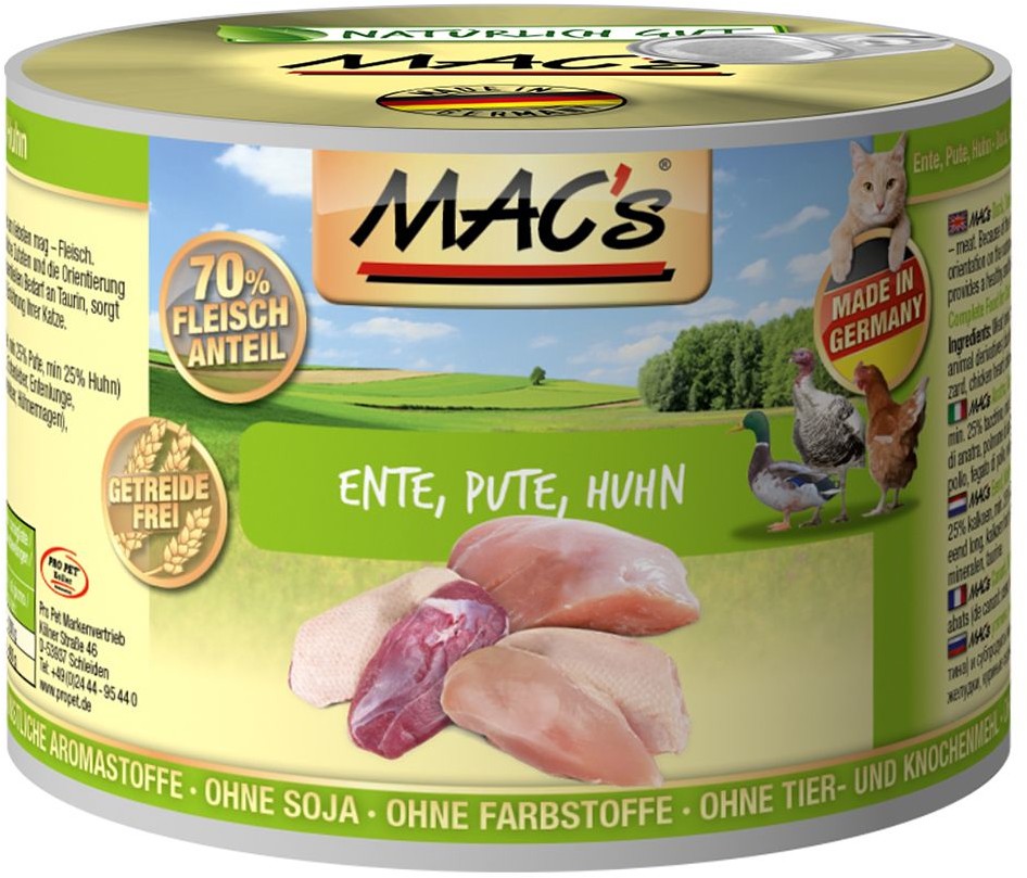MACs Megapakiet MAC´s Cat karma dla kota 24 x 200 g Wołowina