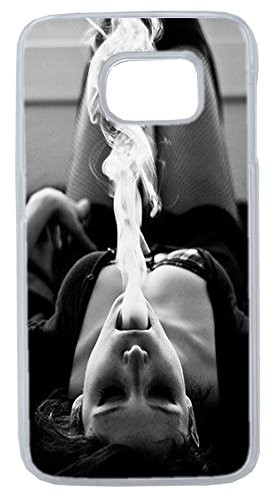 Samsung lapinette Coque-S7 fumeuse twardą skorupą brzegowymi, kobiety sexy schwammiges z motywem do Galaxy S7 edge