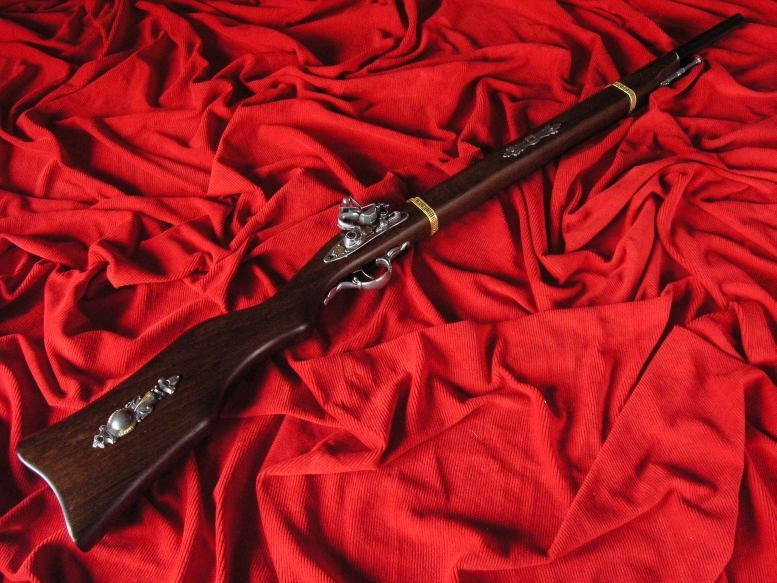 WŁOCHY HISTORYCZNA WŁOSKA STRZELBA Z ZAMKIEM SKAŁKOWYM