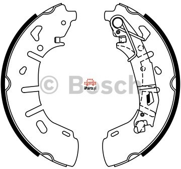 BOSCH Szczęki hamulcowe - komplet 0 986 487 773