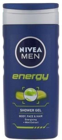 Nivea Men Energy Shower Gel 250ml M Żel pod prysznic 40786