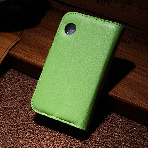 Wiko LD Case A000202 Bezug Leder-Look, mit Kartenschlitzen für Ozzy, grün
