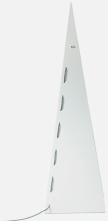 Gie El Lampa Podłogowa Stalowa biała - LGH0351