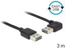 Delock Kabel USB Kabel USB-A kątowy3 m 83466