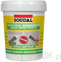 Soudal Lekka szpachla akrylowa 0,9 l AKR-LS-BI-0.9