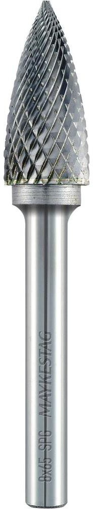 Alpen Frez 6 mm kształt G ostrołuk SPG) 780606106100 Stop twardy trzonka 6 mm