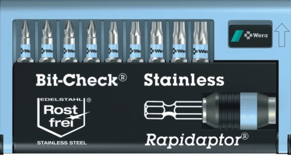 Wera Zestaw bit-Check z uchwytem Rapidaptor 05071110001
