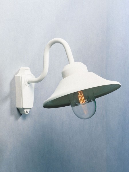 Konstsmide Vega lampa ścienna Biały, 1-punktowy 556-250