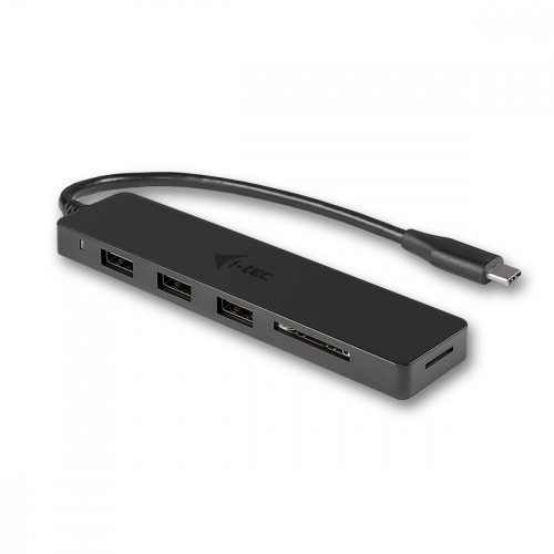 i-Tec USB-C Slim 3-port HUB z czytnikiem kart SD/SDHC/SDXC
