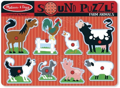 Melissa & Doug 10726 - Tönendes Puzzle - Tiere Auf Eniem Bauernhof