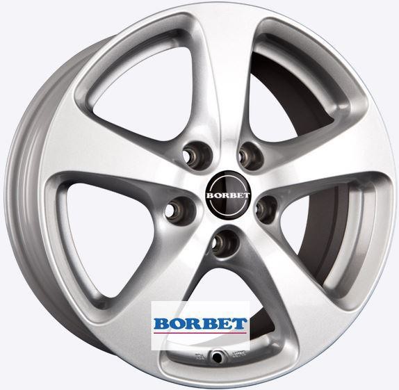 BORBET 8x17 5x120 CC(SI) ET20 SILVER
