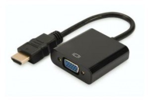 Digitus Adapter audio-video HDMI typ A do VGA, FHD, 3.5mm MiniJack