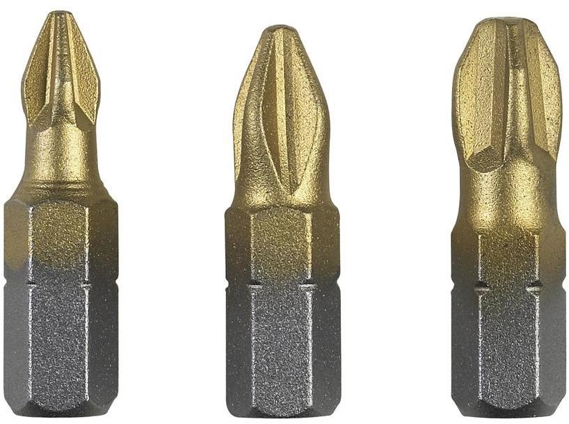 Bosch Bit z końcówką krzyżową PH 1 PH 2 PH 3 25 mm C 6.3 3 szt