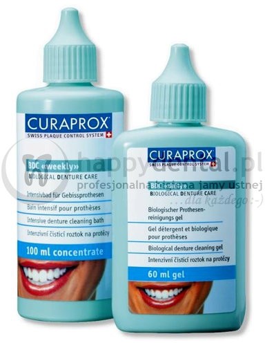 Curaden CURAPROX BDC 105 Weekly 100ml - koncentrat do czyszczenia protez