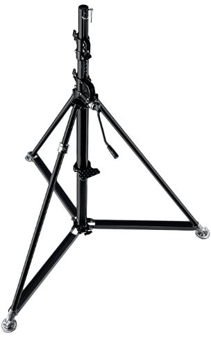 Manfrotto Tripod Super windup Inox, czarny