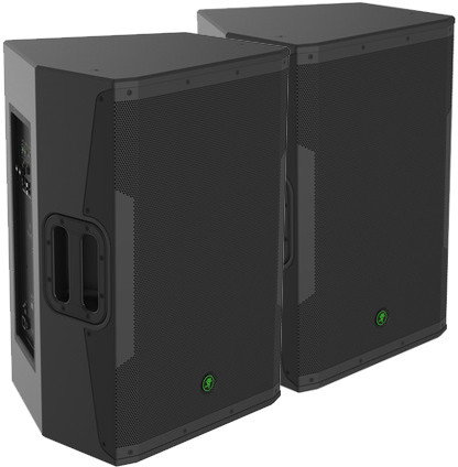 Mackie 2x SRM650 - kolumna szerokopasmowa aktywneywna + STATYWY