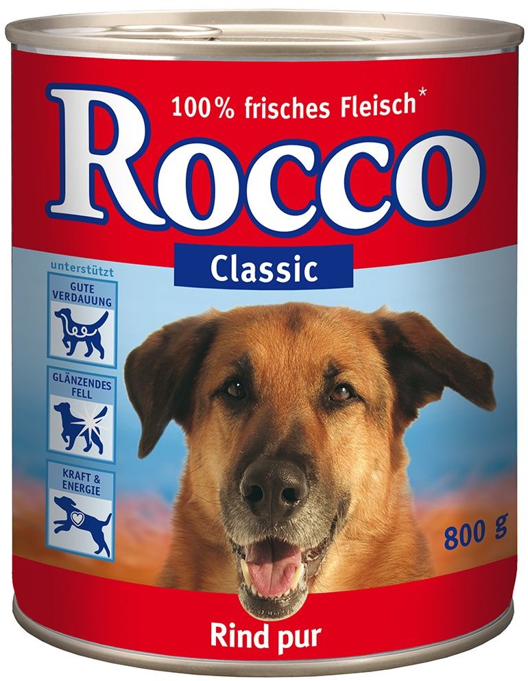 Rocco Classic 6 X 800 G - Wołowina Z Sercami Drobiowymi