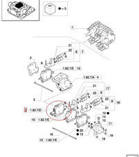 CNH BLOK ZAWOROWY PODNOŚNIKA EDC NEW HOLLAND 87553794