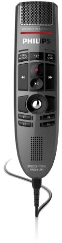 Philips LFH3500 SpeechMike Premium mikrofon USB do nagrywania głosu, sterowanie przyciskami LFH3500